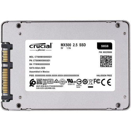 GUNMANSA Crucial MX500 500GB 2.5″ SATA 3D NAND SSD