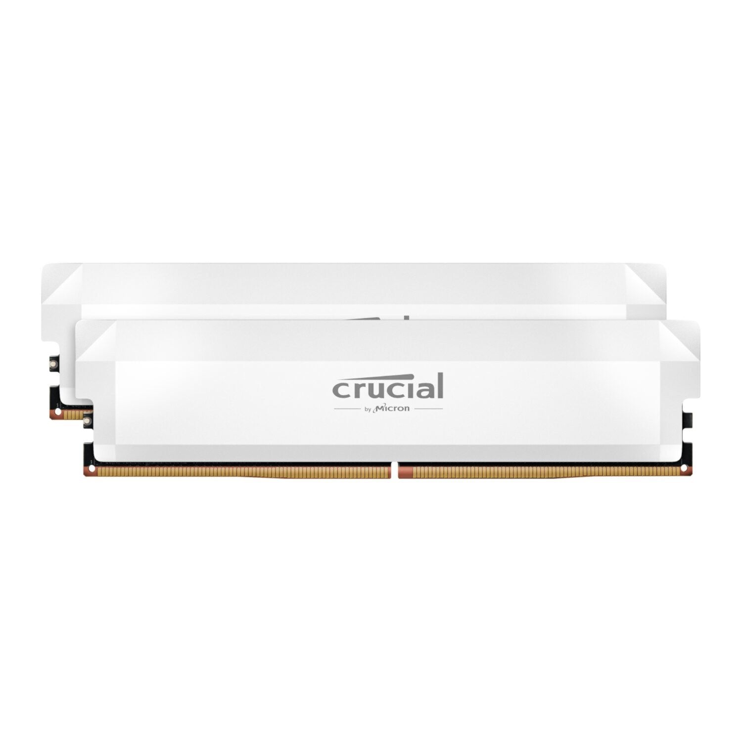 GUNMANSA Crucial Pro DDR5 6000MHz 32GB Overclocking Memory Kit – White