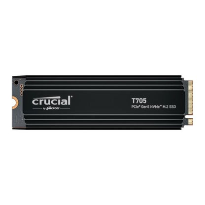 GUNMANSA Crucial T705 2TB M.2 NVMe Gen5 with Heatsink NAND SSD