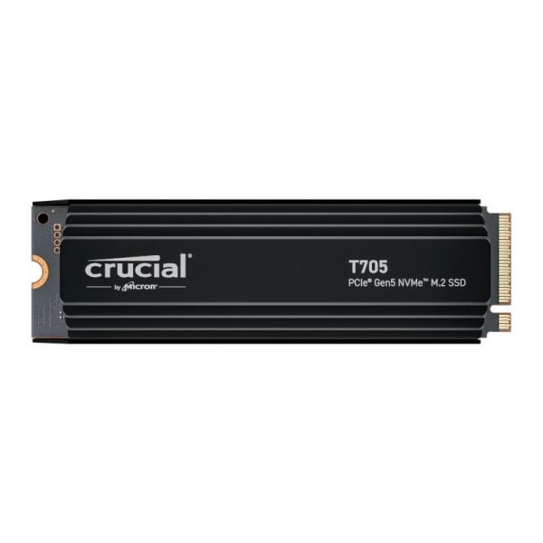 GUNMANSA Crucial T705 4TB M.2 NVMe Gen5 with Heatsink NAND SSD