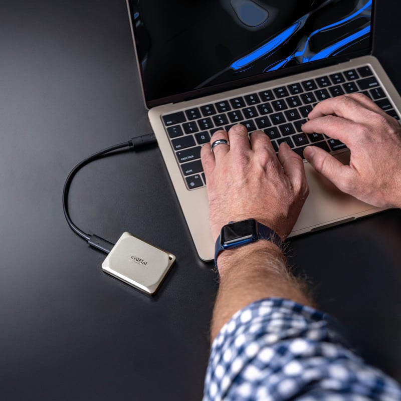 GUNMANSA Crucial X9 Pro for Mac 1TB Type-C Portable SSD