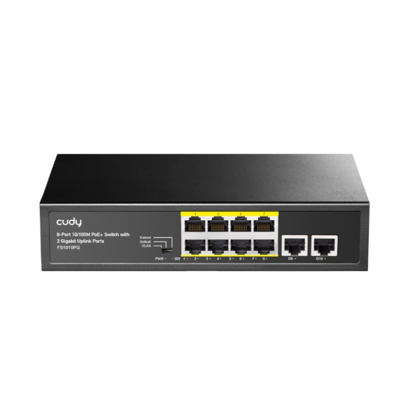 GUNMANSA Cudy 10-Port Unmanaged PoE+ Switch