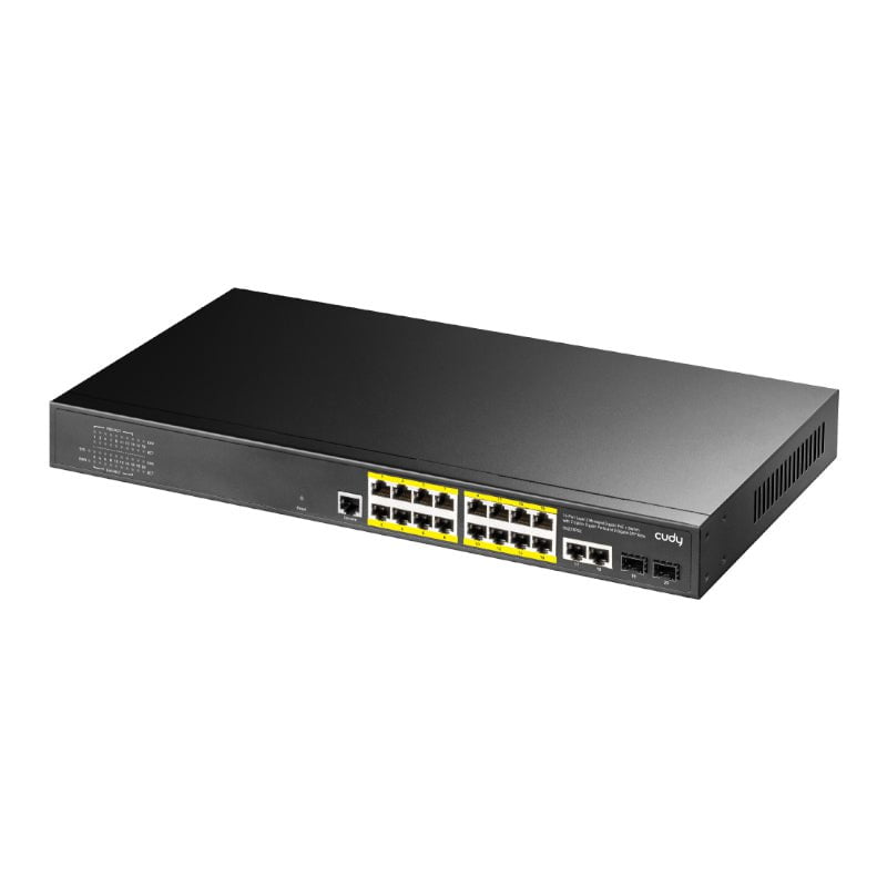 GUNMANSA Cudy 16 Port Layer 2 Managed Gigabit PoE Switch