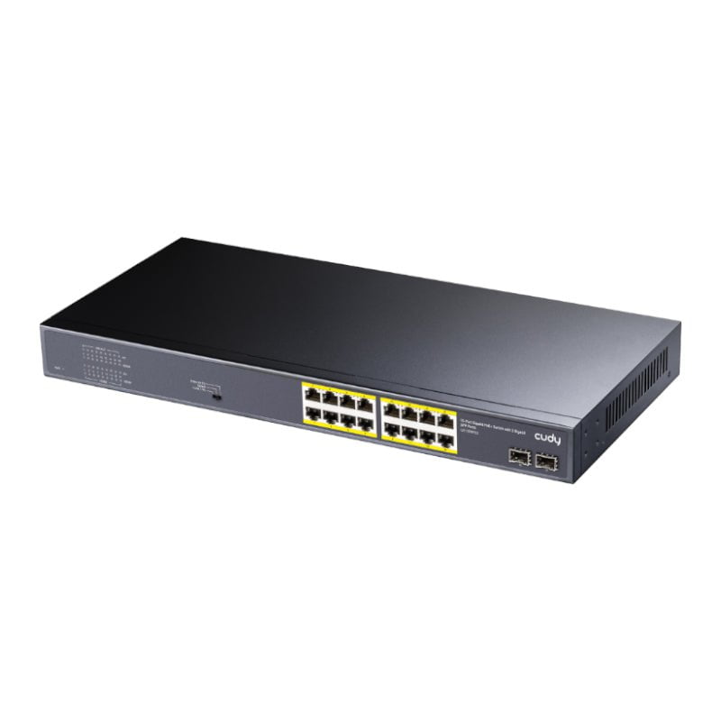 GUNMANSA Cudy 16-Port PoE+ Unmanaged Switch