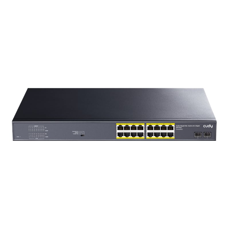 GUNMANSA Cudy 16-Port PoE+ Unmanaged Switch