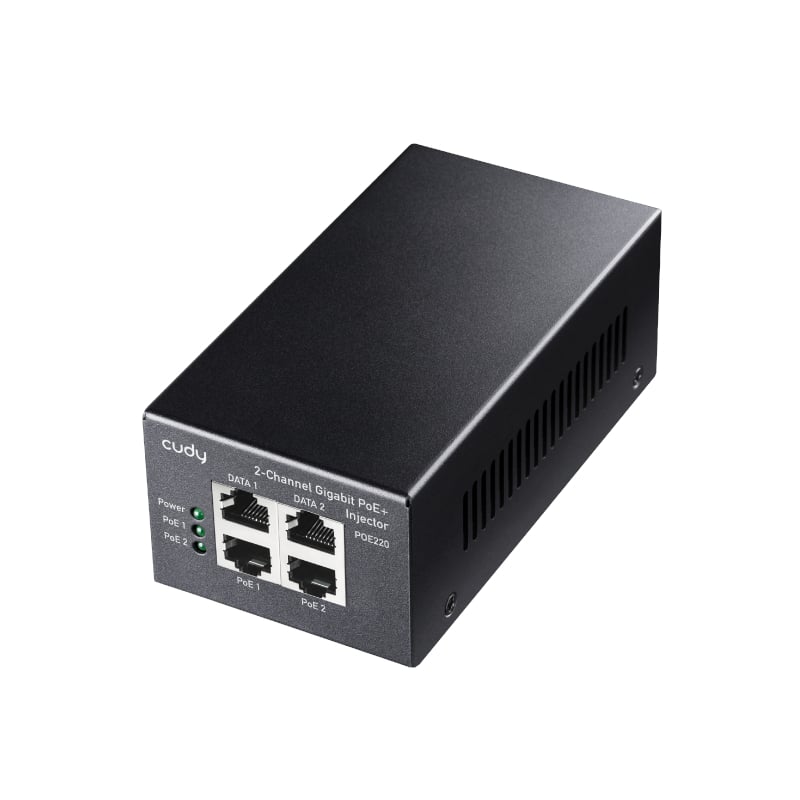 GUNMANSA Cudy 2-Channel 30W Gigabit PoE+ Injector