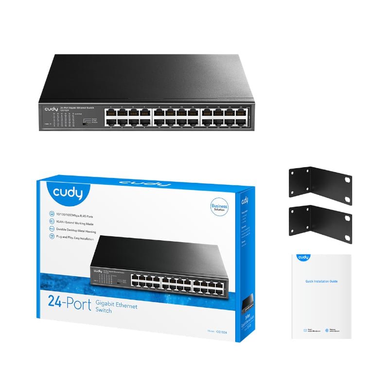GUNMANSA Cudy 24 Port Gigabit Metal Switch