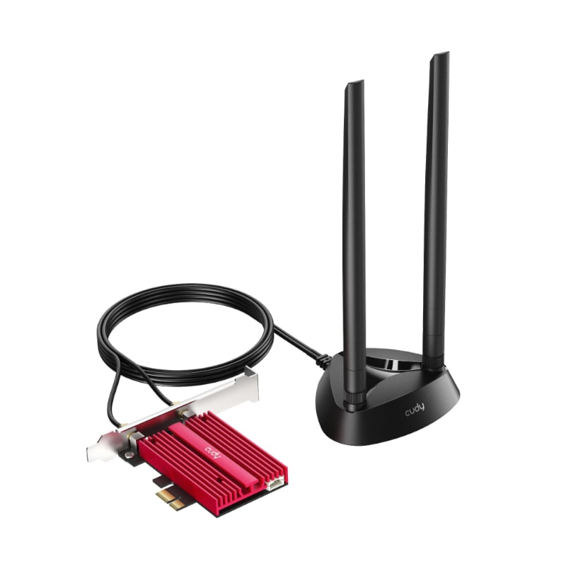 GUNMANSA Cudy 3000Mbps WiFi 6 + BT 5.0 PCI-E Adapter