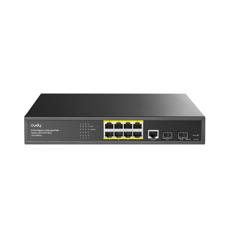 GUNMANSA Cudy 8 Port Layer 2 Managed Gigabit PoE Switch