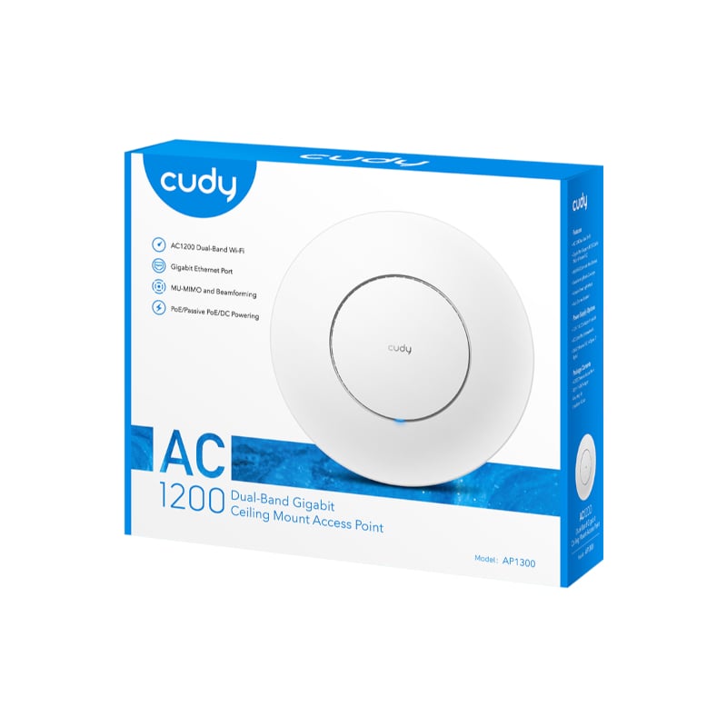GUNMANSA Cudy AC1200 Gigabit Dual Band Ceiling Access Point