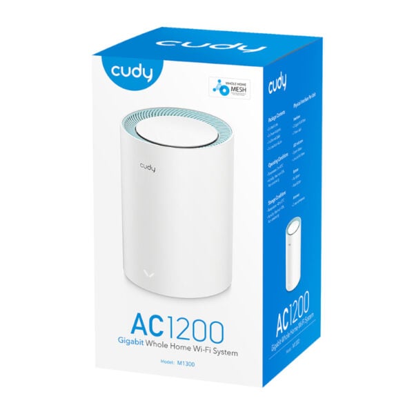 GUNMANSA Cudy AC1200 Wi-Fi Mesh Kit 1 Pack With Gigabit