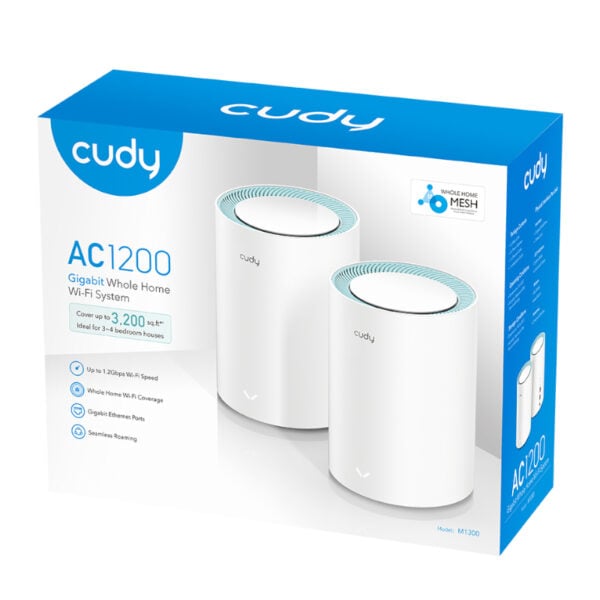 GUNMANSA Cudy AC1200 Wi-Fi Mesh Kit 2 Pack With Gigabit