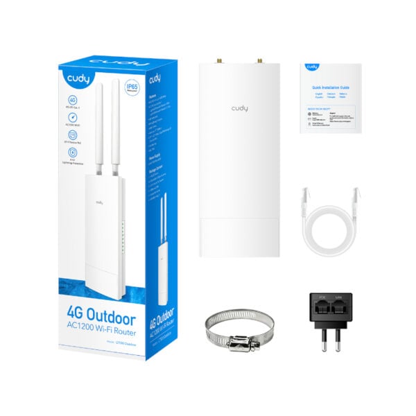 GUNMANSA Cudy AC1200 WiFi 4G LTE Cat4 Outdoor Router