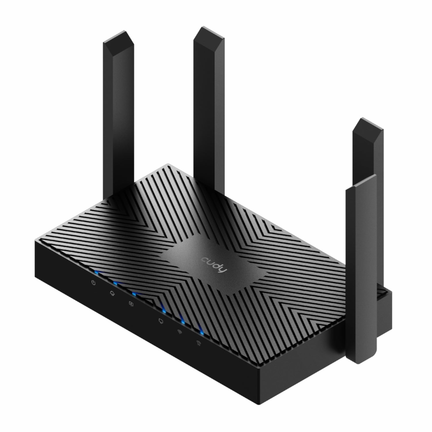 GUNMANSA Cudy AX3000 5-Port Gigabit Dual-Band Wi-Fi 6 Mesh Router – Black