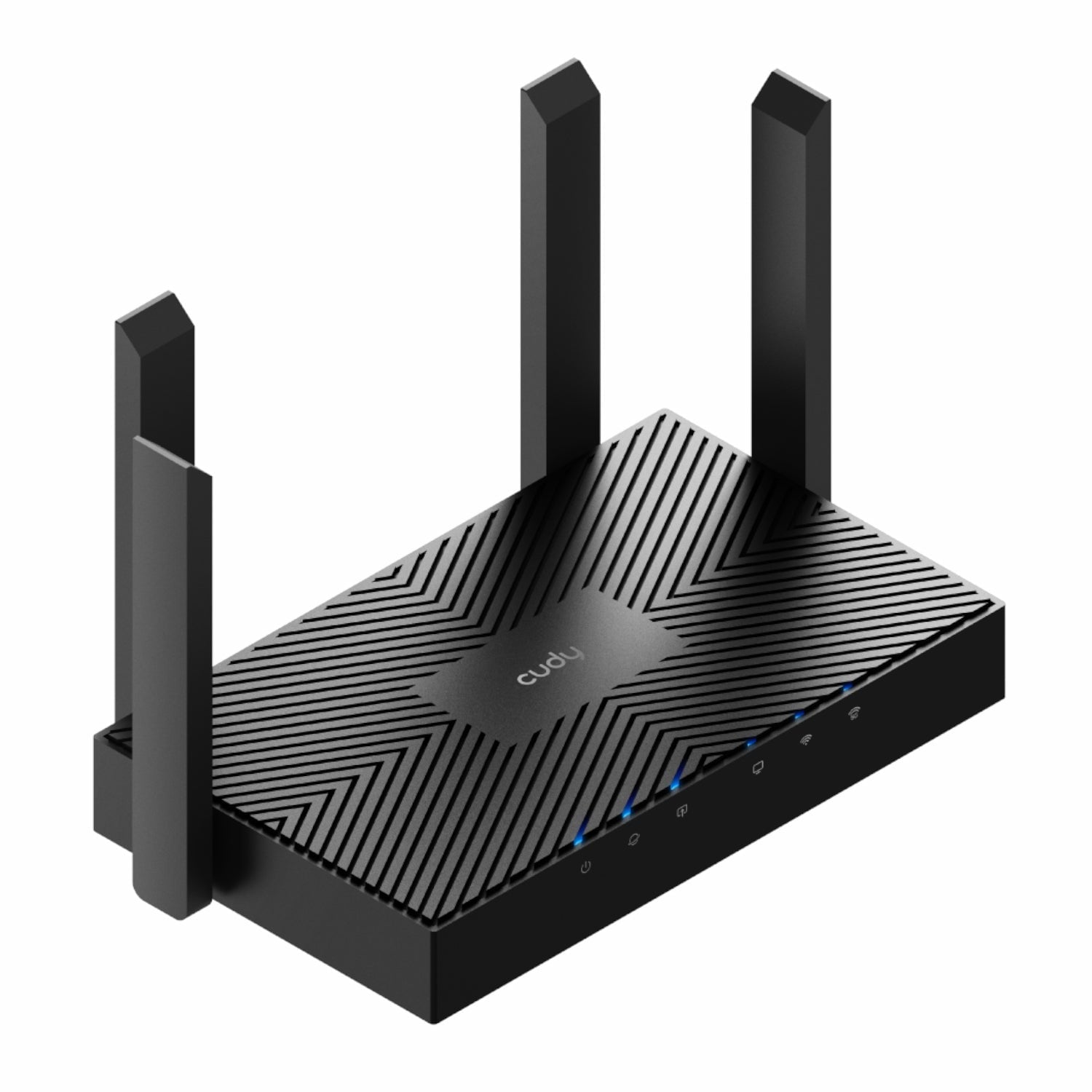 GUNMANSA Cudy AX3000 5-Port Gigabit Dual-Band Wi-Fi 6 Mesh Router – Black