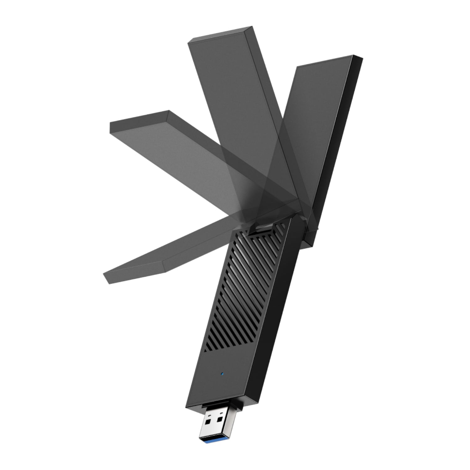 GUNMANSA Cudy AX5400 Wi-Fi 6E USB 3.0 Tri-Band High-Gain Adapter-Black