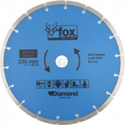 GUNMANSA Cutting Disk - 230mm Diamond - SEGMENTED Part No: HW51-1