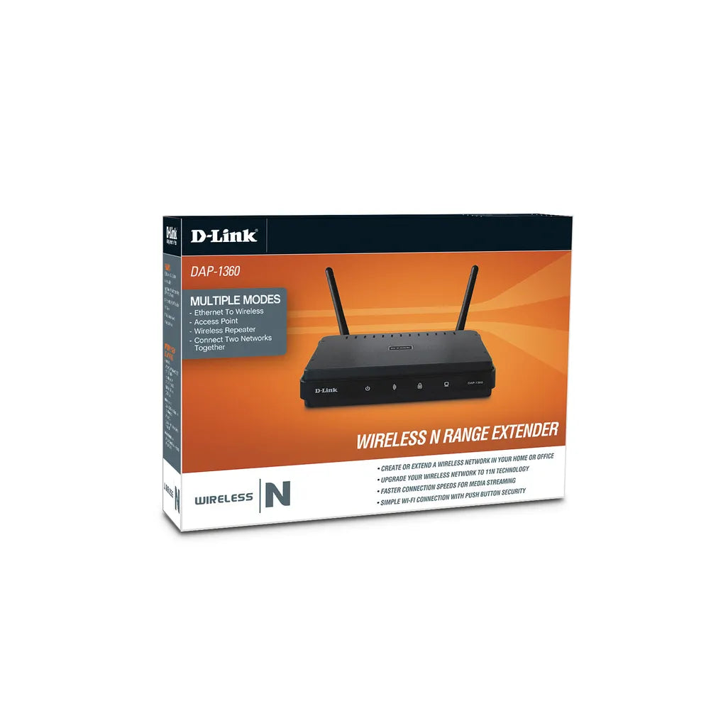 GUNMANSA D-Link DAP-1360, 300 Mbit/s, SSID, TKIP, WPA-EAP, WPA-PSK, WPA2-EAP, WPA2-PSK, WPS, 10,100 Mbit/s