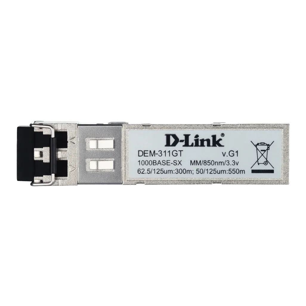 GUNMANSA D-Link DEM-311GT, Fiber optic, 1000 Mbit/s, SFP, LC, 50/125 µm, SX