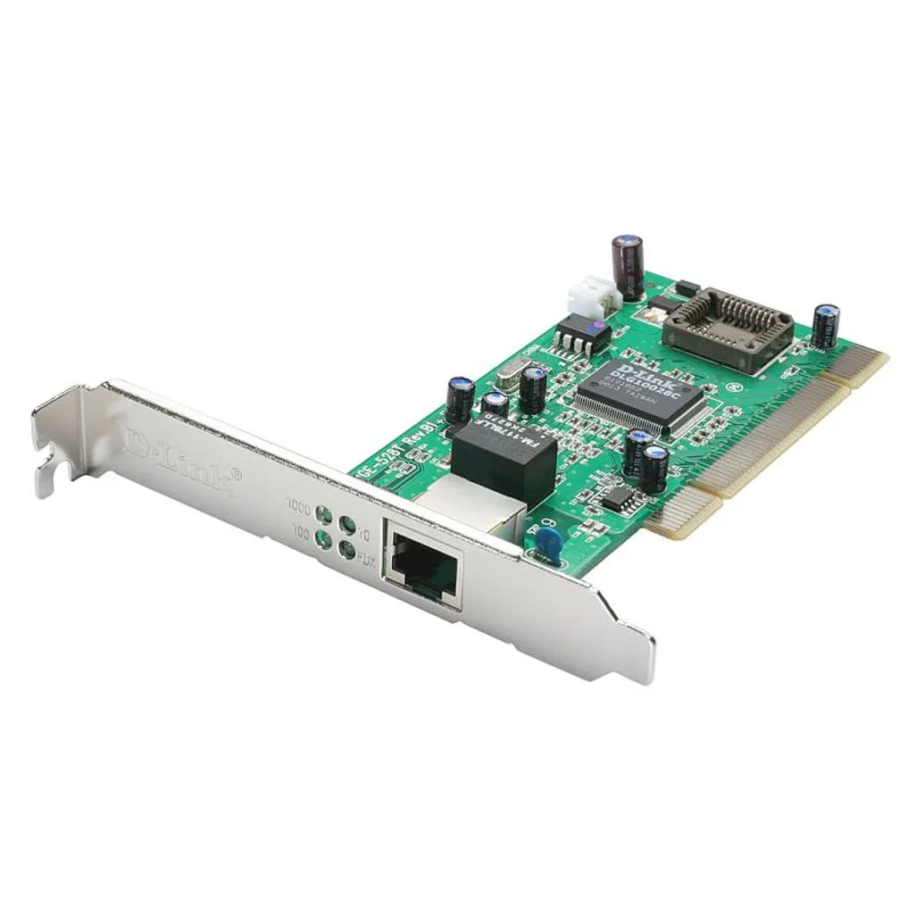 GUNMANSA D-Link DGE-528T, Internal, Wired, PCI, Ethernet, 2000 Mbit/s, Green