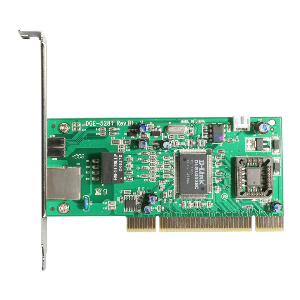 GUNMANSA D-Link DGE-528T, Internal, Wired, PCI, Ethernet, 2000 Mbit/s, Green