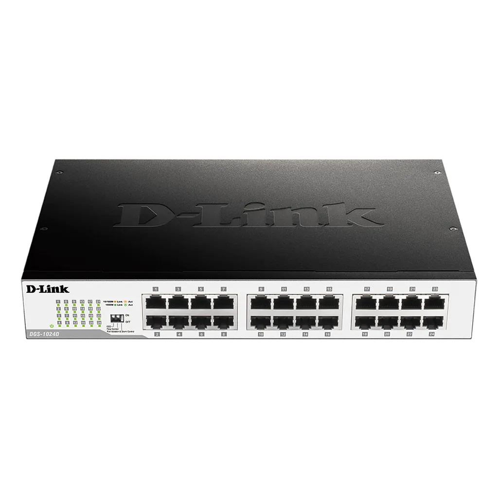 GUNMANSA D-Link DGS-1024D 24-Port Gbe Unamanaged Switch - Rackmount DGS-1024C