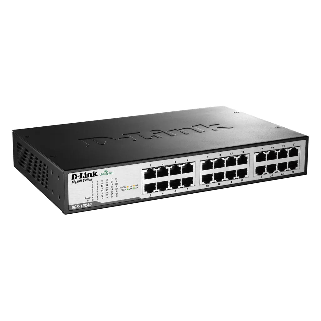 GUNMANSA D-Link DGS-1024D 24-Port Gbe Unamanaged Switch - Rackmount DGS-1024C