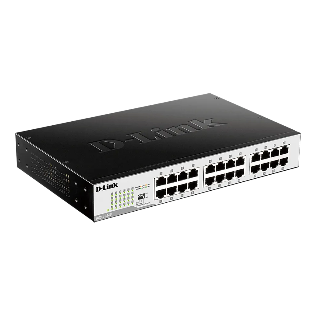 GUNMANSA D-Link DGS-1024D 24-Port Gbe Unamanaged Switch - Rackmount DGS-1024C