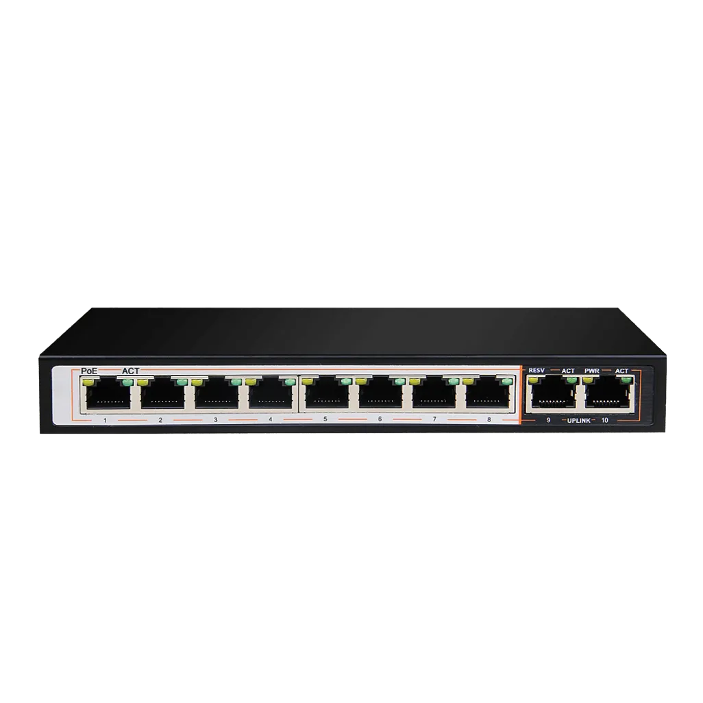 GUNMANSA D-Link DGS-F1010P-E, Unmanaged, Gigabit Ethernet (10/100/1000), Power over Ethernet (PoE)