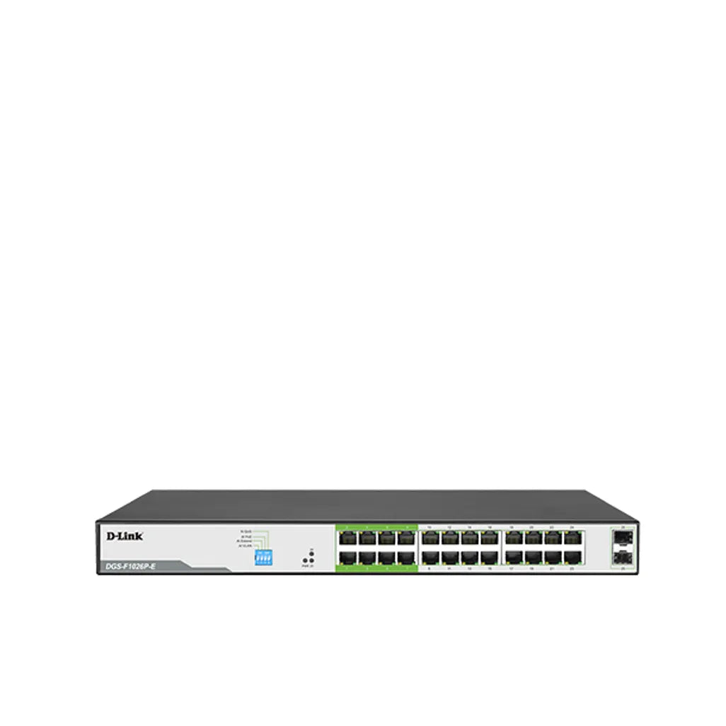 GUNMANSA D-Link DGS-F1026P-E, Unmanaged, L2, Gigabit Ethernet (10/100/1000), Power over Ethernet (PoE)