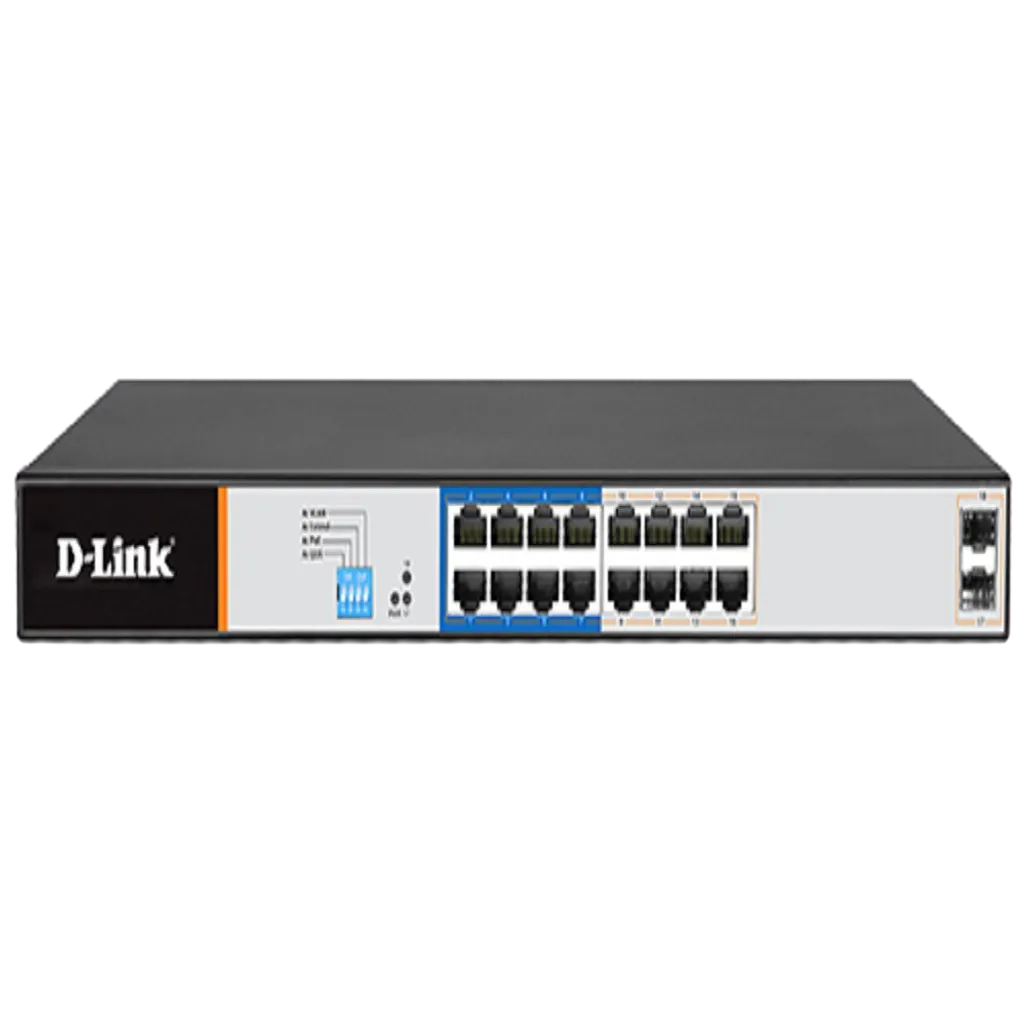 GUNMANSA D-Link DGS-F1210-18PS-E, Managed, L2, Gigabit Ethernet (10/100/1000), Power over Ethernet (PoE), Rack mounting