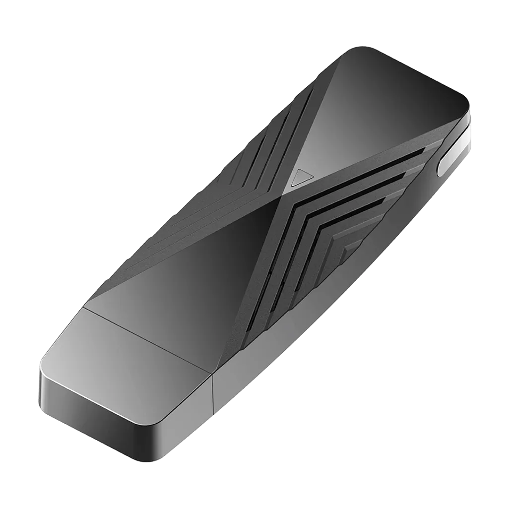 GUNMANSA D-Link DWA‑X1850 AX1800 Wi-Fi 6 USB-Adapter, Wireless, USB, WLAN, Wi-Fi 6 (802.11ax), 1800 Mbit/s, Black