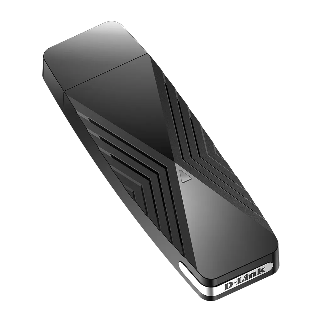 GUNMANSA D-Link DWA‑X1850 AX1800 Wi-Fi 6 USB-Adapter, Wireless, USB, WLAN, Wi-Fi 6 (802.11ax), 1800 Mbit/s, Black