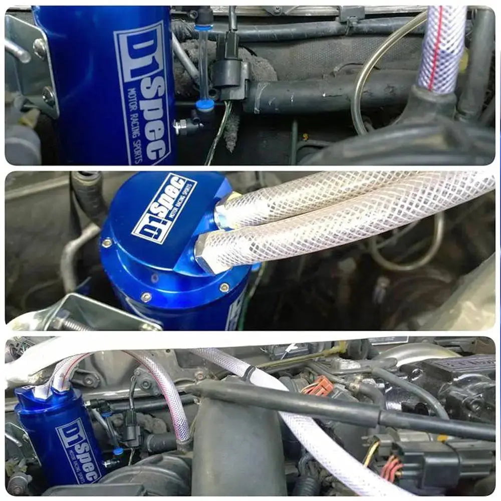 GUNMANSA D1 Spec Round Oil Catch Tank (Blue)