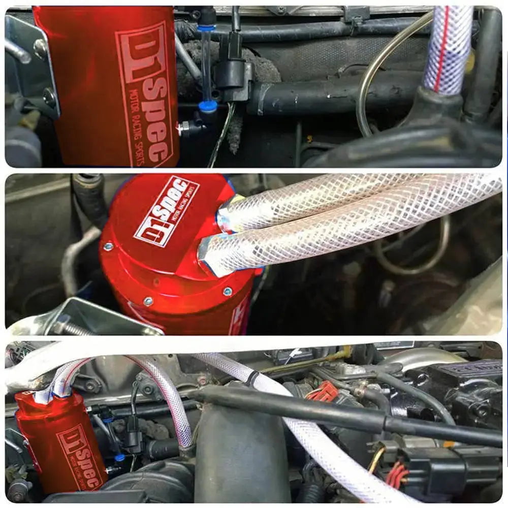 GUNMANSA D1 Spec Round Oil Catch Tank (Red)