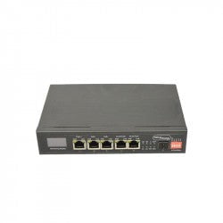 GUNMANSA DATAENERGY Solar Switch 5 Port PoE Gigabit + 1 SFP (15A MPPT) Part No: NW500