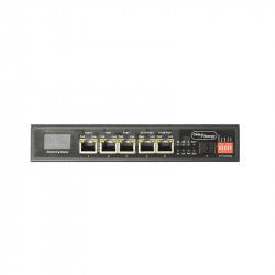 GUNMANSA DATAENERGY Solar Switch 5 Port PoE Gigabit + 1 SFP (15A MPPT) Part No: NW500