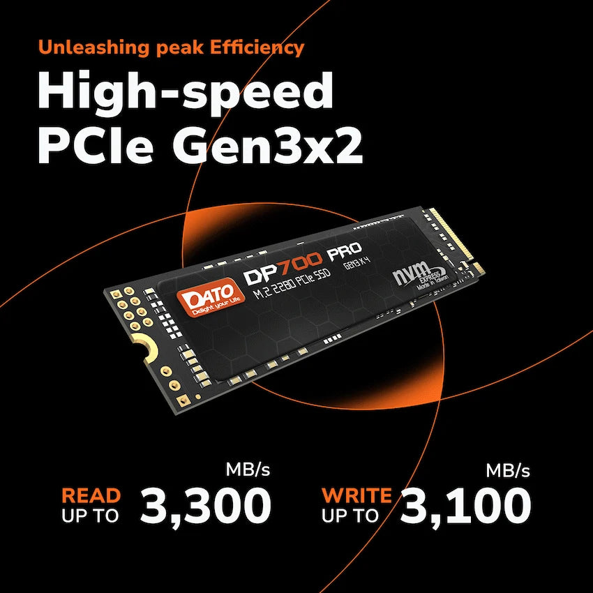 GUNMANSA Dato DP700 Pro 512GB M.2 PCIe Gen3 NVMe Solid State Drive