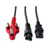 GUNMANSA DEDICATED 1x IEC 1x CLOVER POWER CABLE - 2 WAY