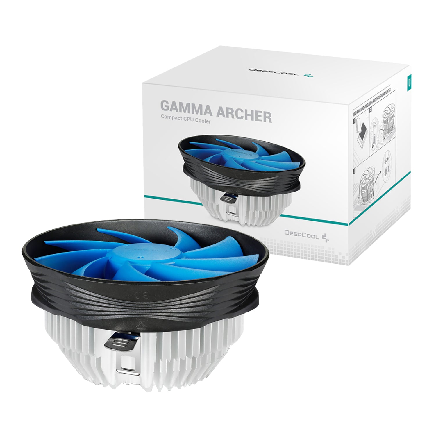 GUNMANSA DeepCool Gamma Archer 120mm CPU Cooler - Black/Blue