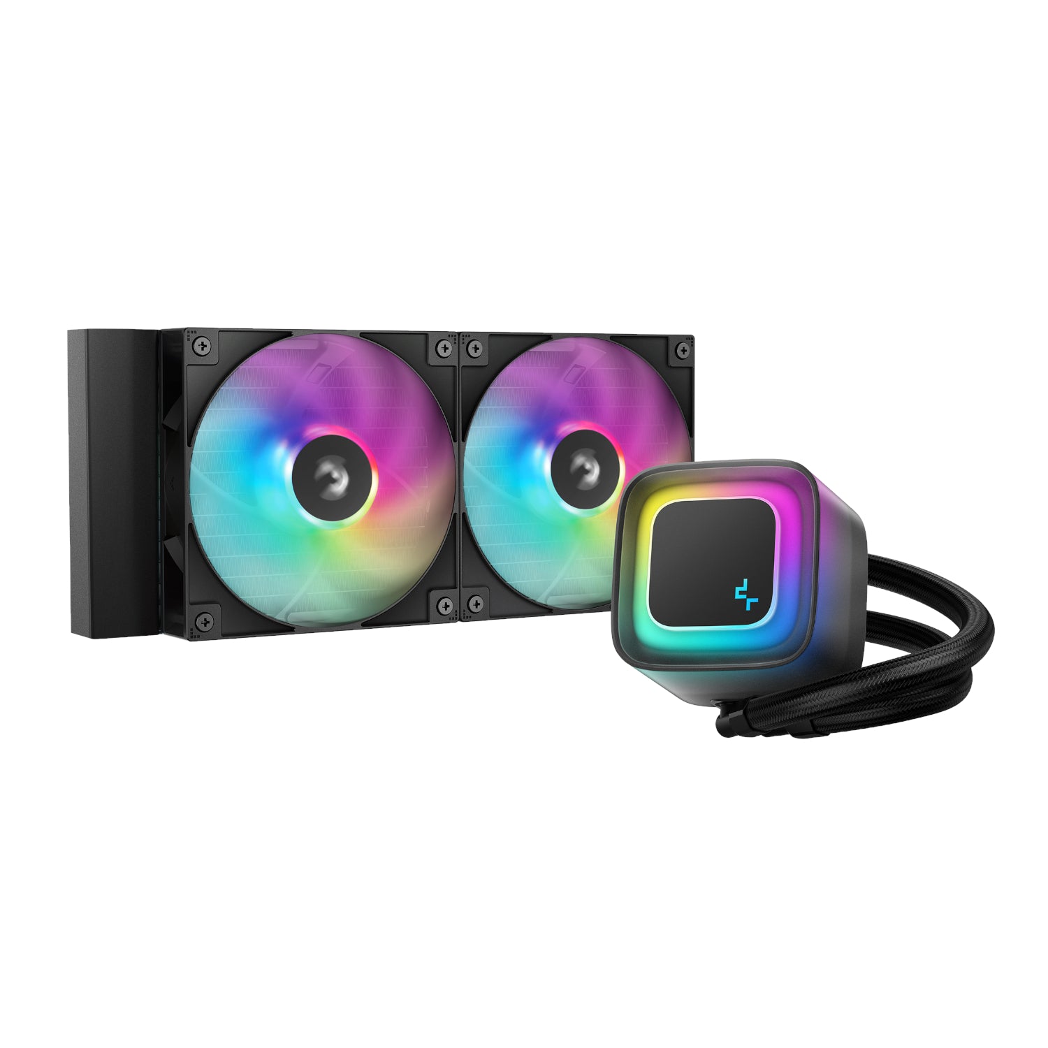 GUNMANSA DeepCool LE240 V2 240mm ARGB AIO CPU Liquid Cooler - Black