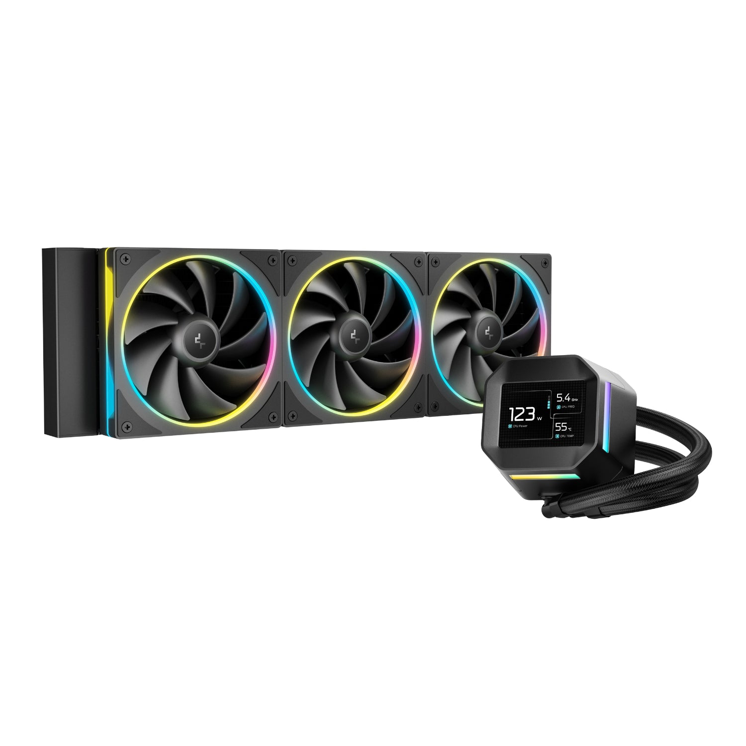 GUNMANSA DeepCool LM360 ARGB 360mm AIO CPU Liquid Cooler - Black