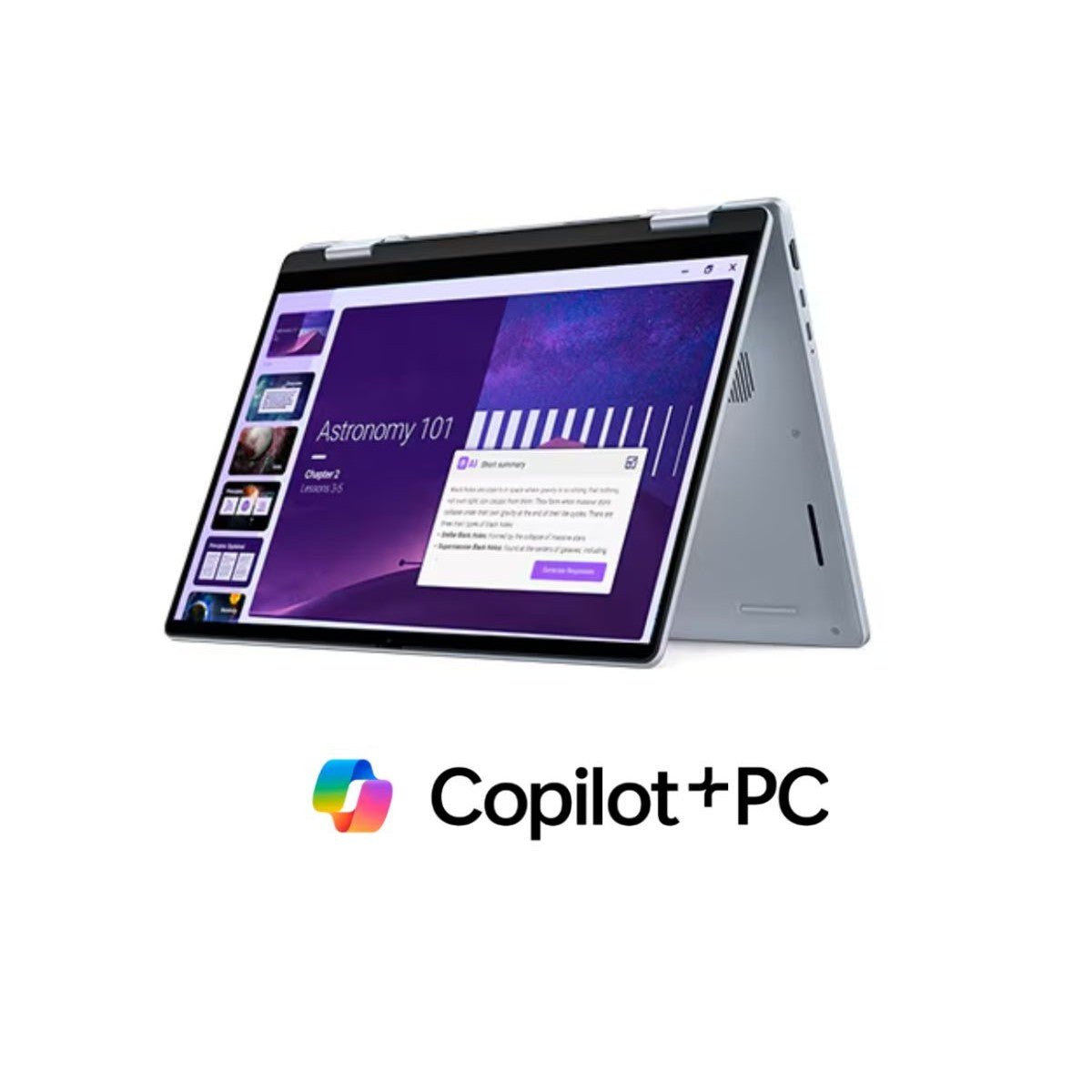 GUNMANSA Dell 14 Plus 2-in-1 DB04250

Ultra 5 226V 4.5GHz | Copilot+ | Windows 11 Home | vPro | 14"" FHD+ Touch
16GB DDR5 | 512GB PCIe NVMe SSD | Intel Arc | Wi-Fi 7 + BT
Backlit KB | 4-Cell | 65W Type-C | 1Y Basic Onsite | Ice Blue