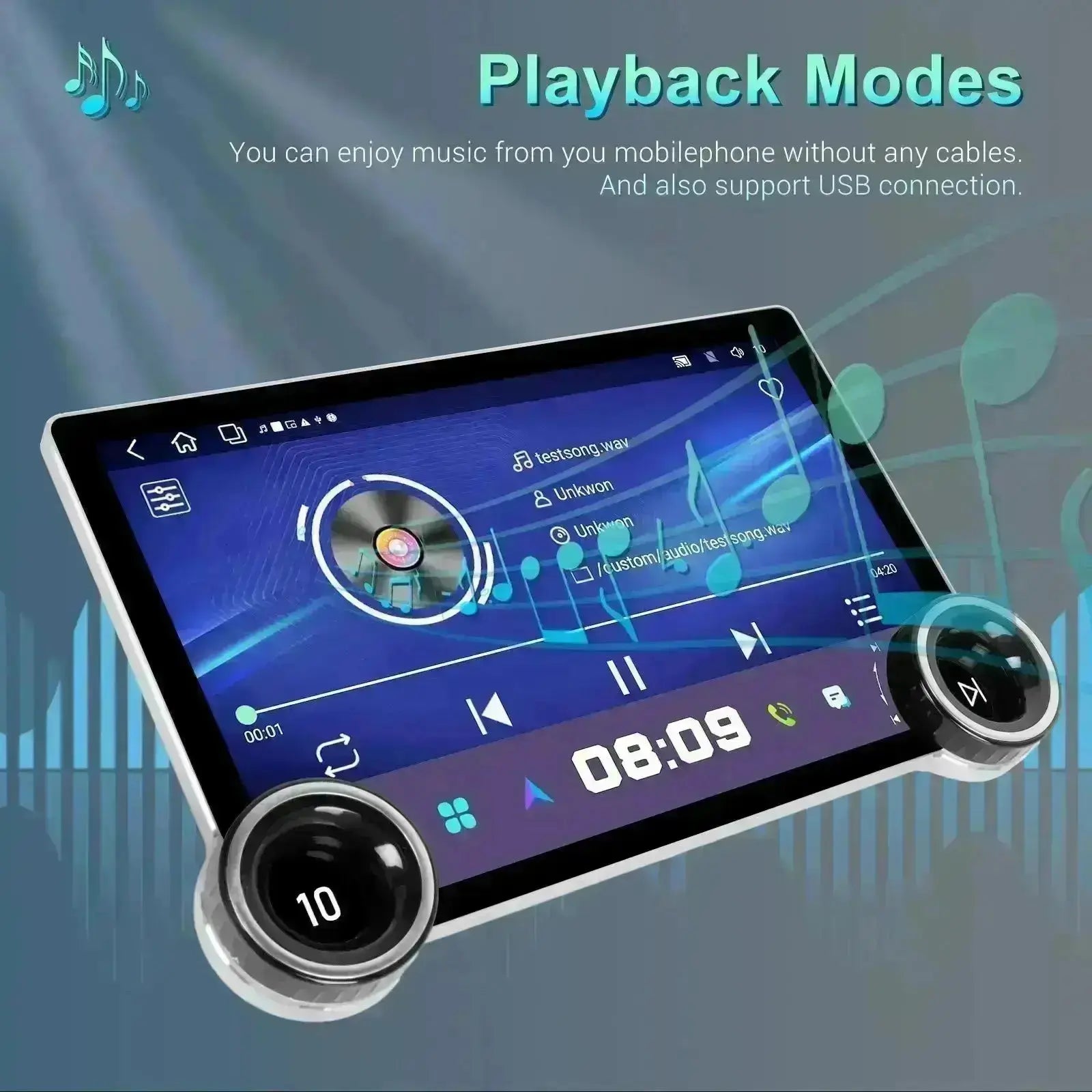 GUNMANSA Diamond 2K - 11.8 Inch Dual Knob Android Multimedia Entertainment Unit - VW Crafter (17-On)