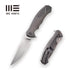 GUNMANSA Discontinued WEKNIFE 037 Flipper Knife Titanium Handle (4.07" M390 Blade) 910C