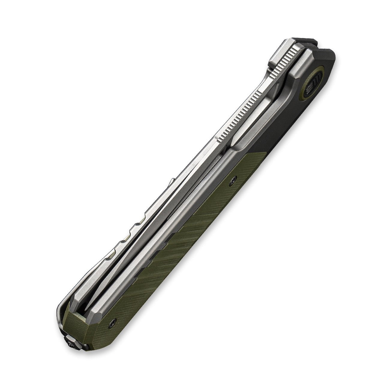 GUNMANSA Discontinued WEKNIFE Arsenal Flipper & Thumb Hole Knife Titanium & G10 Handle (3.56" CPM 20CV Blade) WE20073-1