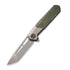 GUNMANSA Discontinued WEKNIFE Arsenal Flipper & Thumb Hole Knife Titanium & G10 Handle (3.56" CPM 20CV Blade) WE20073-1
