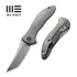 GUNMANSA Discontinued WEKNIFE Mini Synergy Flipper Knife Titanium Handle (2.93" CPM 20CV Blade) 2012A
