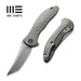 GUNMANSA Discontinued WEKNIFE Mini Synergy Flipper Knife Titanium Handle (2.93" CPM 20CV Blade) 2012A