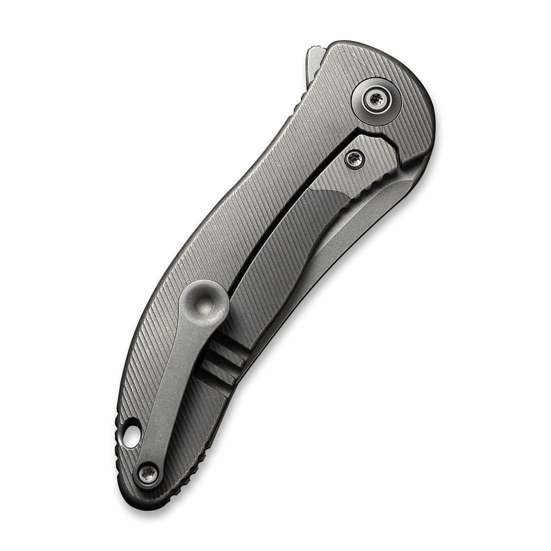 GUNMANSA Discontinued WEKNIFE Mini Synergy Flipper Knife Titanium Handle (2.93" CPM 20CV Blade) 2012A
